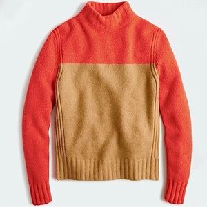 NWOT J Crew Merino Wool color block